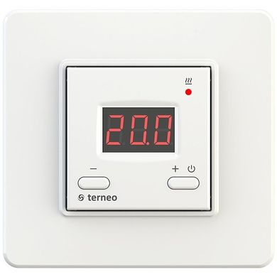 Терморегулятор для тёплого пола Terneo st, Белый, 5...40 С, 220-230 V AC