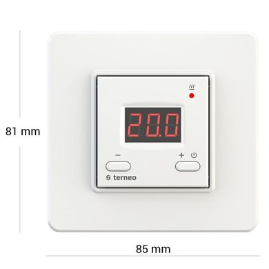 Терморегулятор для теплої підлоги Terneo st, 5...40 С, 220-230 V AC