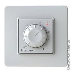 Терморегулятор Terneo rol со встроенным датчиком, Белый, 0...35 С, 220-230 V AC