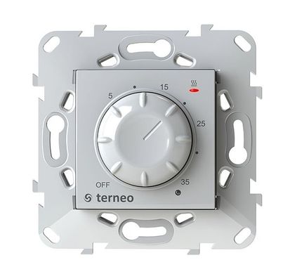 Терморегулятор Terneo rol со встроенным датчиком, Белый, 0...35 С, 220-230 V AC