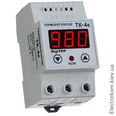 Терморегулятор ТК-4К DigiTOP до 999°С, 0...999 С, 220-230 V AC