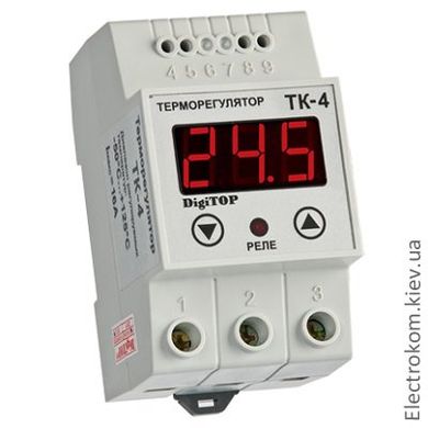 Терморегулятор ТК-4Н DigiTOP, 0...125 С, 220-230 V AC