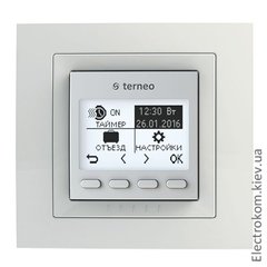 Терморегулятор для тёплого пола Terneo pro unic с недельным программатором, Белый, 5...60 С, 220-230 V AC