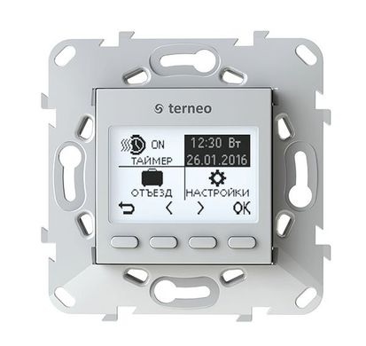 Терморегулятор для теплої підлоги Terneo pro unic з тижневим програматором, 5...60 С, 220-230 V AC