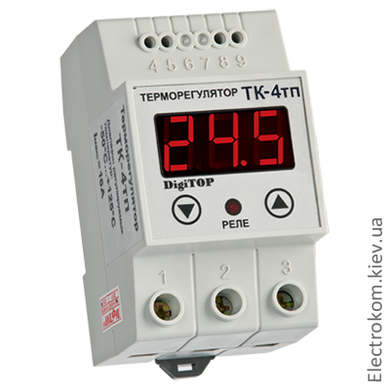 Терморегулятор для теплої підлоги ТК-4Т DigiTOP, 5...40 С, 220-230 V AC