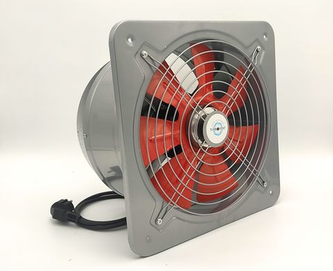 Вентилятор осевой настенный НОК 300 с обратным клапаном