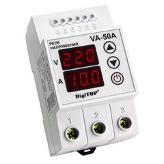 Реле напряжения с контролем тока VA-50A DigiTOP