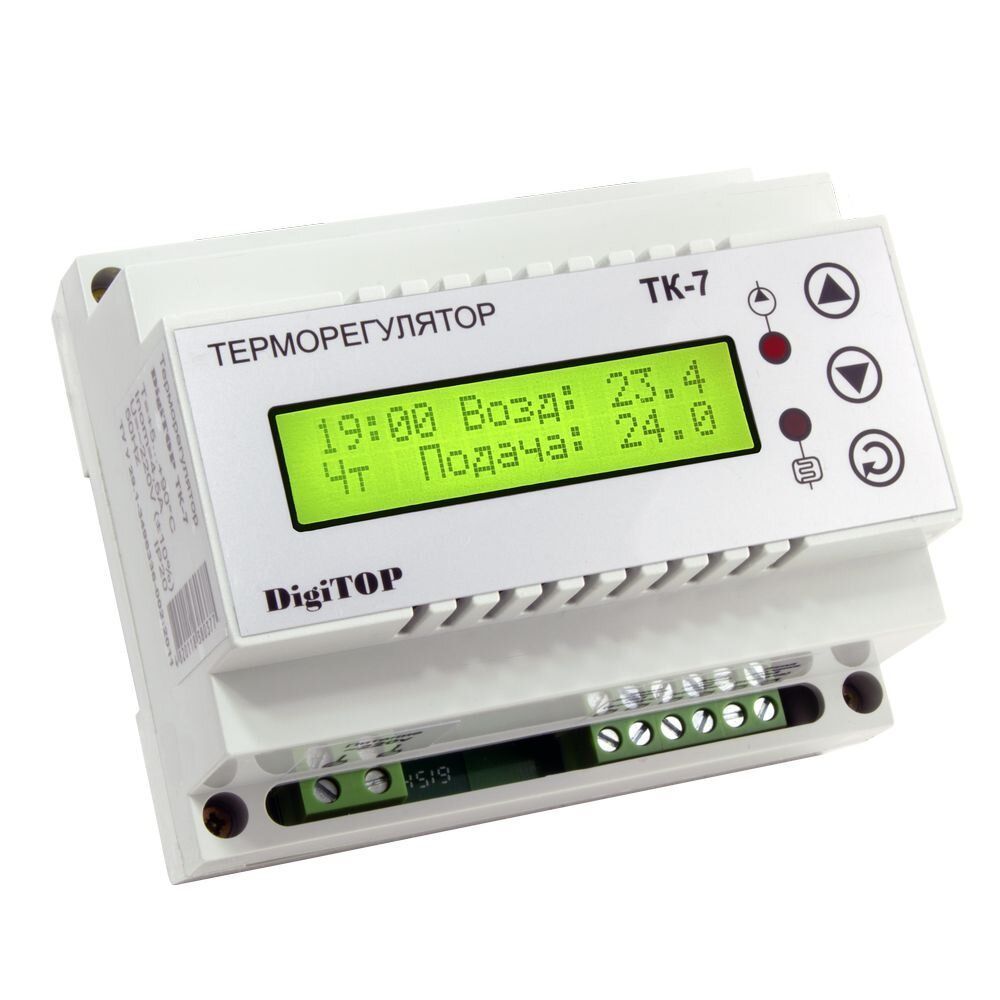 Терморегулятор ТК-7 DigiTOP для котла с недельным программатором