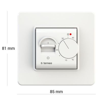 Терморегулятор для теплої підлоги Terneo mex, 10...40 С, 220-230 V AC