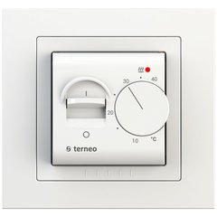 Терморегулятор для тёплого пола Terneo mex unic, Белый, 10...40 С, 220-230 V AC